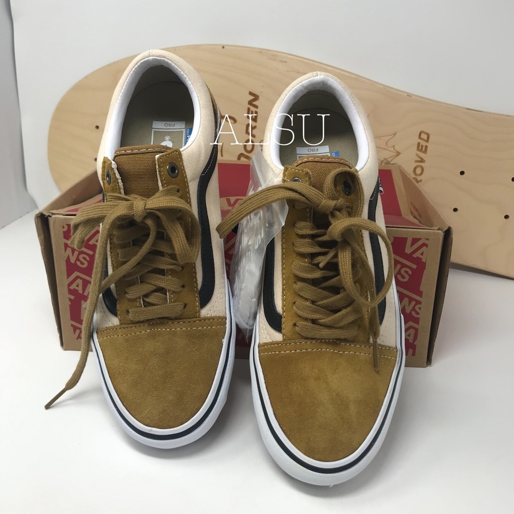 VANS Old Skool Pro Cumin Black True White W AUTHEN - Picture 3 of 8